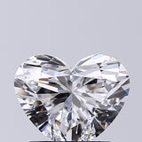 Lab-Grown 1.01 Carat Heart Shape Diamond color E Clarity VS1, precious stones, engagement diamonds