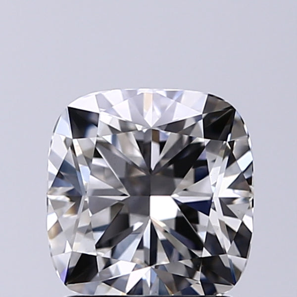 Lab-Grown 1.51 Carat Cushion Modified Brilliant Cut Diamond color F Clarity VVS2 With GIA Certificate, precious stones, engagement diamonds