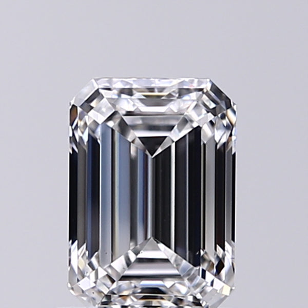 Lab-Grown 1.01 Carat Emerald Cut Diamond color D Clarity VS2, precious stones, engagement diamonds