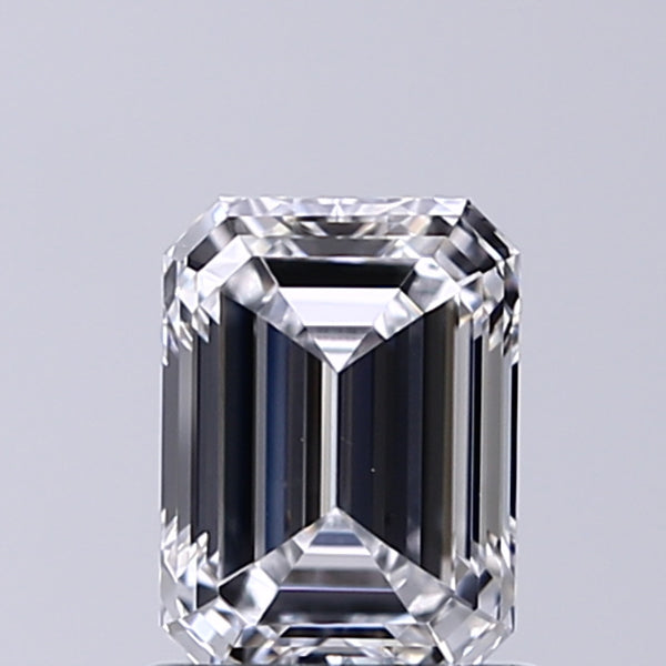 Lab-Grown 1.00 Carat Emerald Cut Diamond color D Clarity VS1, precious stones, engagement diamonds