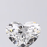 Lab-Grown 1.01 Carat Heart Shape Diamond color E Clarity VVS2, precious stones, engagement diamonds