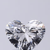 Lab-Grown 1.01 Carat Heart Shape Diamond color E Clarity VVS2, precious stones, engagement diamonds