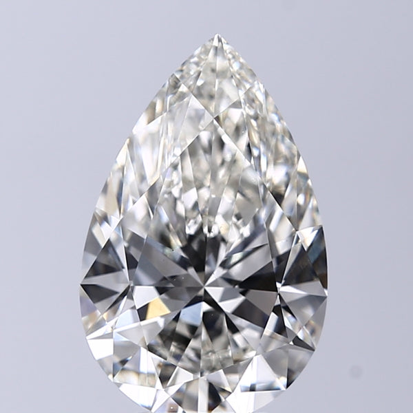 Lab-Grown 4.71 Carat Pear Shape Diamond color H Clarity VS1, precious stones, engagement diamonds