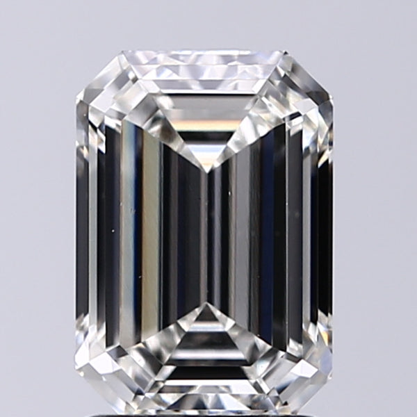 Lab-Grown 2.01 Carat Emerald Cut Diamond color G Clarity VS1, precious stones, engagement diamonds