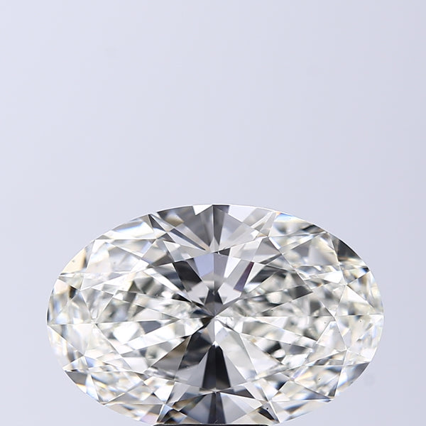 Lab-Grown 6.03 Carat Oval Shape Diamond color H Clarity VS1, precious stones, engagement diamonds