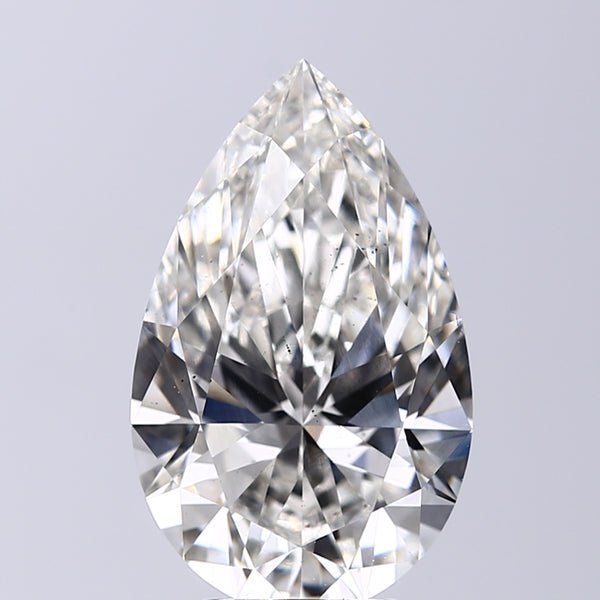 Lab-Grown 4.51 Carat Pear Shape Diamond color H Clarity VS2, precious stones, engagement diamonds