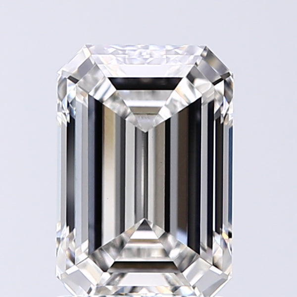 Lab-Grown 1.52 Carat Emerald Cut Diamond color G Clarity VVS2, precious stones, engagement diamonds