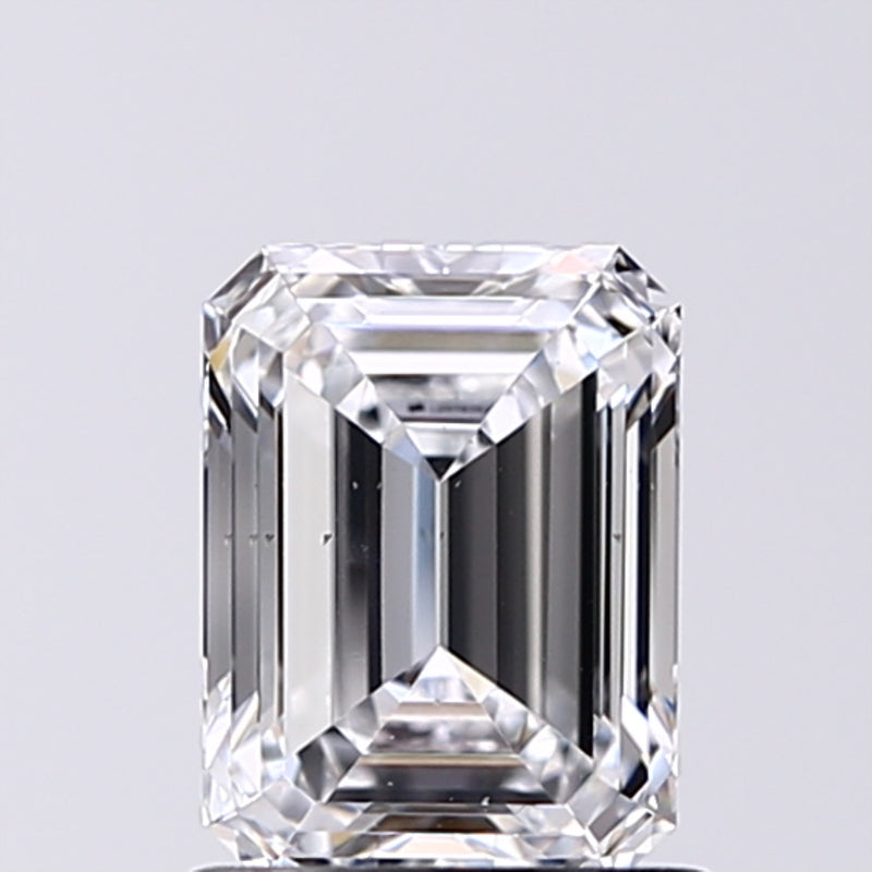 Lab-Grown 1.02 Carat Emerald Cut Diamond color E Clarity VS1, precious stones, engagement diamonds