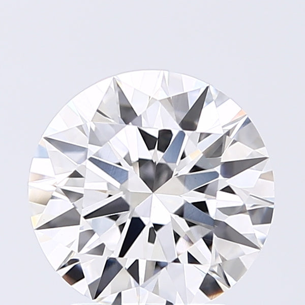 Lab-Grown 2.09 Carat Round Brilliant Diamond color E Clarity VS1, precious stones, engagement diamonds