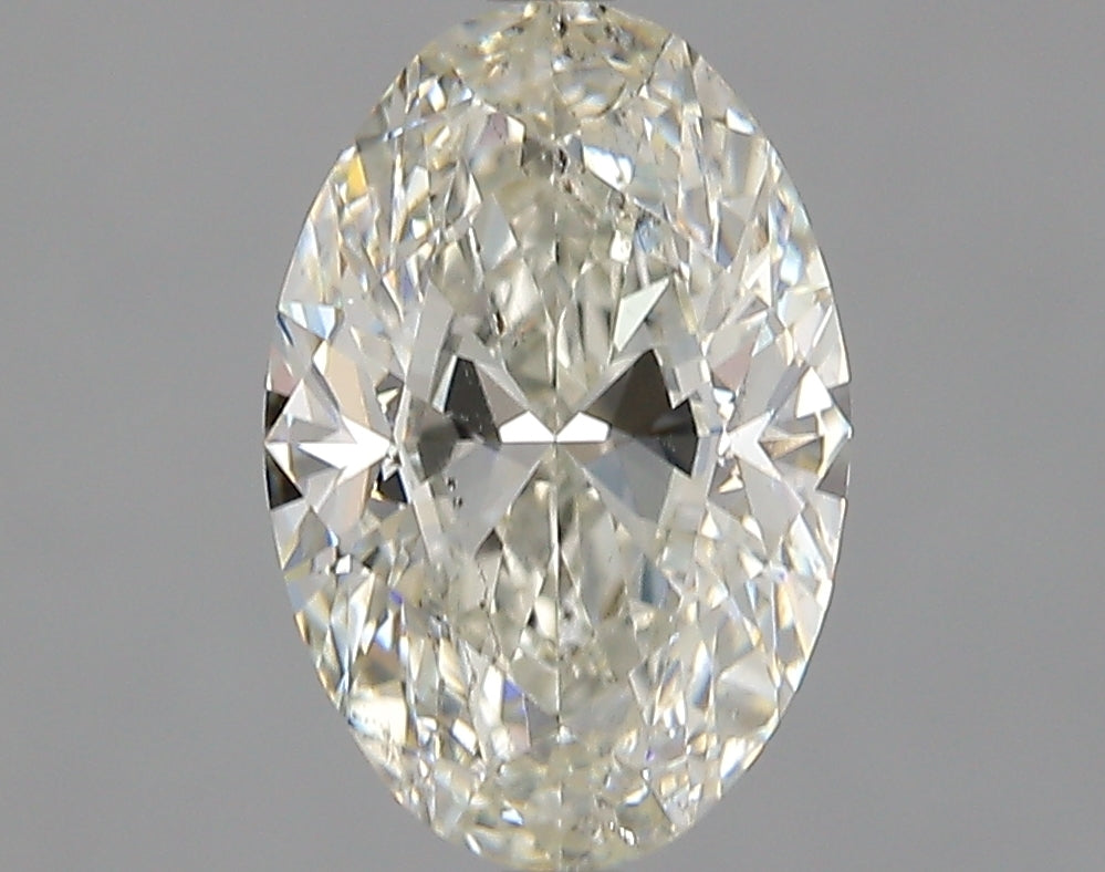 Lab-Grown 2.01 Carat Oval Shape Diamond color J Clarity SI2 With GIA Certificate, precious stones, engagement diamonds