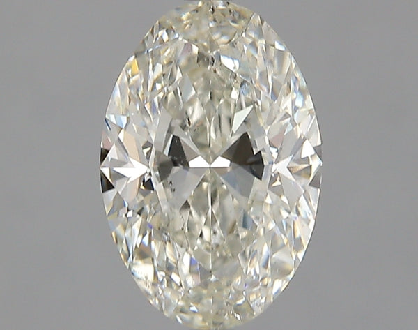 Lab-Grown 2.01 Carat Oval Shape Diamond color J Clarity SI2 With GIA Certificate, precious stones, engagement diamonds