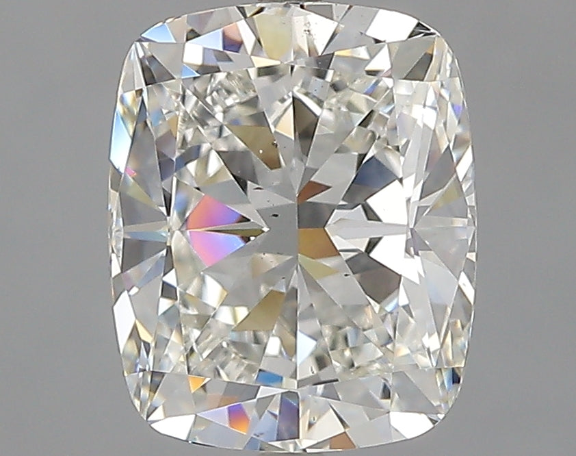 Lab-Grown 3.01 Carat Cushion Modified Brilliant Cut Diamond color H Clarity SI1 With GIA Certificate, precious stones, engagement diamonds
