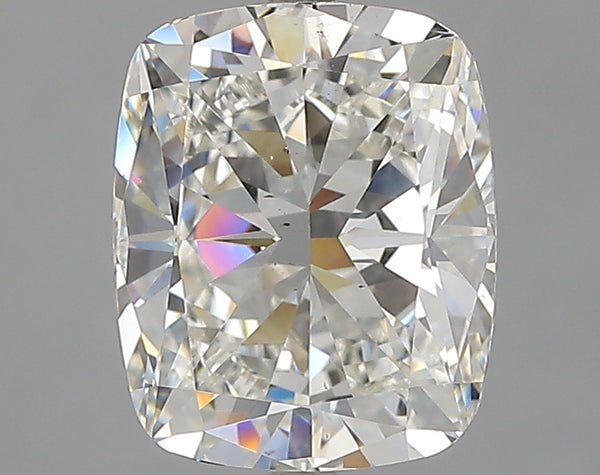 Lab-Grown 3.01 Carat Cushion Modified Brilliant Cut Diamond color H Clarity SI1 With GIA Certificate, precious stones, engagement diamonds