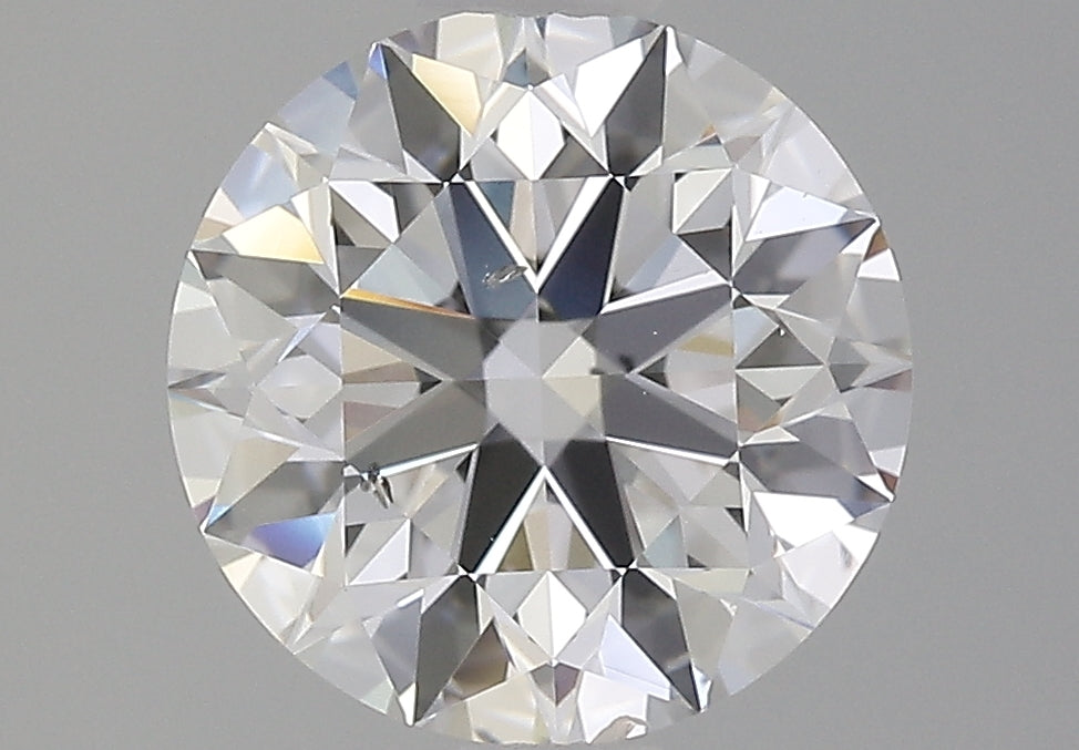 Lab-Grown 3.13 Carat Round Brilliant Diamond color E Clarity SI1 With GIA Certificate, precious stones, engagement diamonds