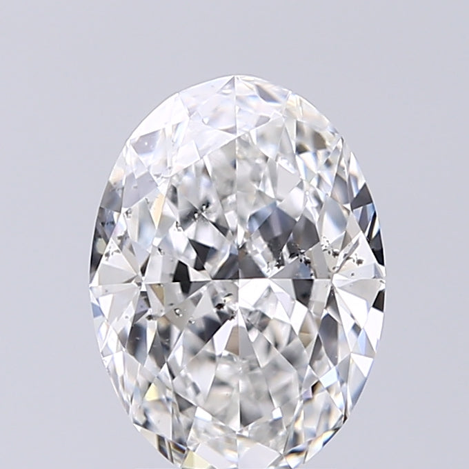 Lab-Grown 1.50 Carat Oval Shape Diamond color E Clarity SI2 With GIA Certificate, precious stones, engagement diamonds