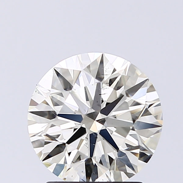Lab-Grown 1.60 Carat Round Brilliant Diamond color K Clarity SI1 With GIA Certificate, precious stones, engagement diamonds