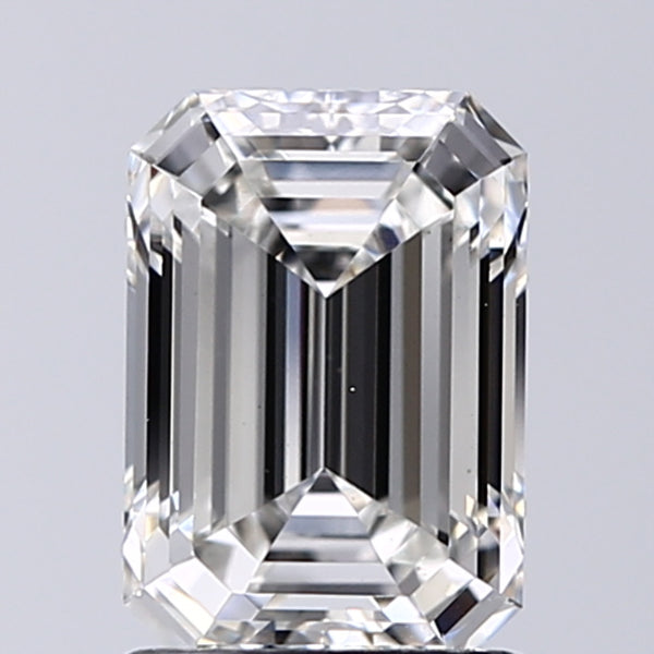 Lab-Grown 1.50 Carat Emerald Cut Diamond color G Clarity VS1 With GIA Certificate, precious stones, engagement diamonds