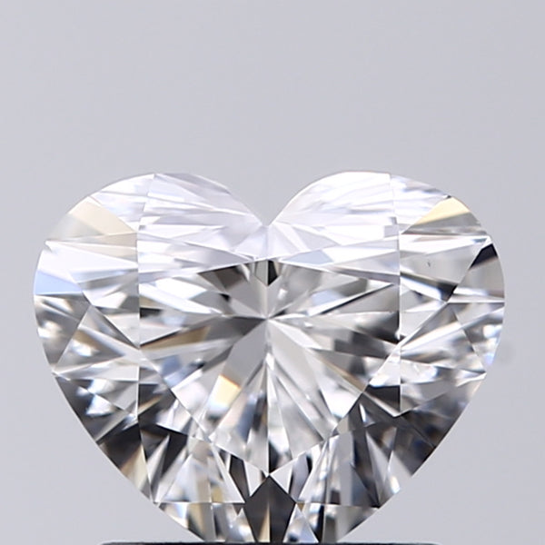 Lab-Grown 1.11 Carat Heart Shape Diamond color D Clarity VS1 With GIA Certificate, precious stones, engagement diamonds