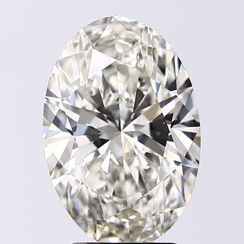 Lab-Grown 3.02 Carat Oval Shape Diamond color I Clarity VS1, precious stones, engagement diamonds