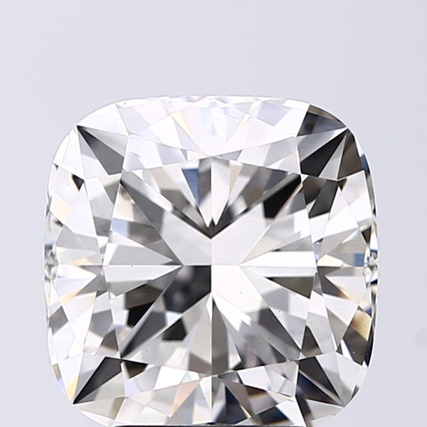 Lab-Grown 3.52 Carat Cushion Modified Brilliant Cut Diamond color H Clarity VS1, precious stones, engagement diamonds