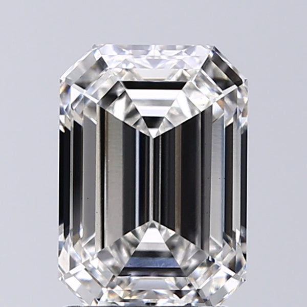 Lab-Grown 2.02 Carat Emerald Cut Diamond color G Clarity VS1 With GIA Certificate, precious stones, engagement diamonds
