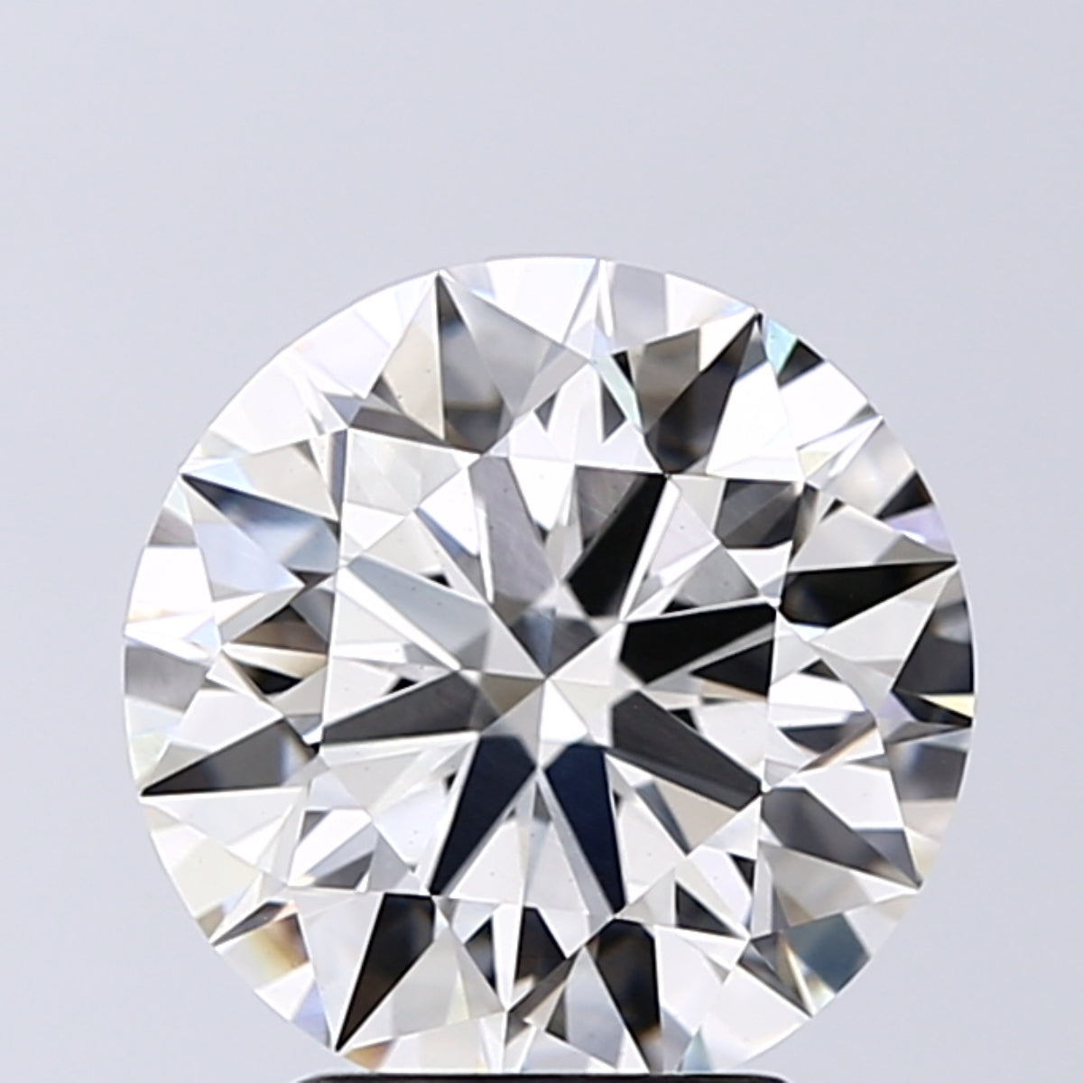 Lab-Grown 3.16 Carat Round Brilliant Diamond color H Clarity VVS2, precious stones, engagement diamonds
