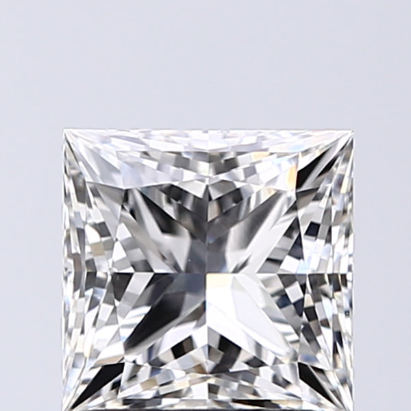 Lab-Grown 1.51 Carat Princess Cut Diamond color G Clarity VVS2, precious stones, engagement diamonds