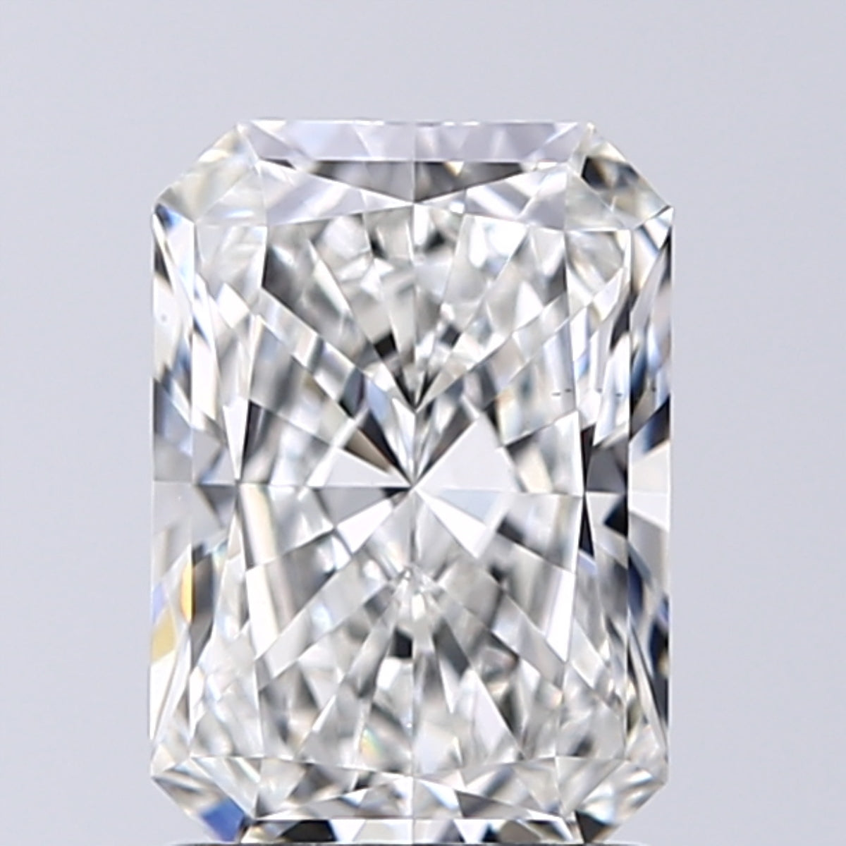 Lab-Grown 1.55 Carat Radiant Cut Diamond color G Clarity VS1 With GIA Certificate, precious stones, engagement diamonds