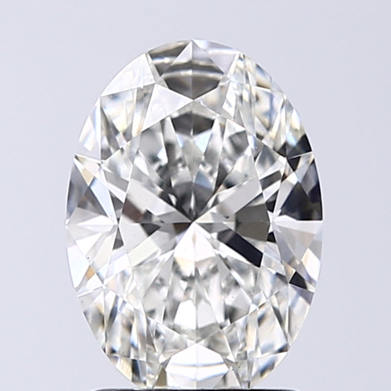 Lab-Grown 1.64 Carat Oval Shape Diamond color G Clarity VVS2, precious stones, engagement diamonds