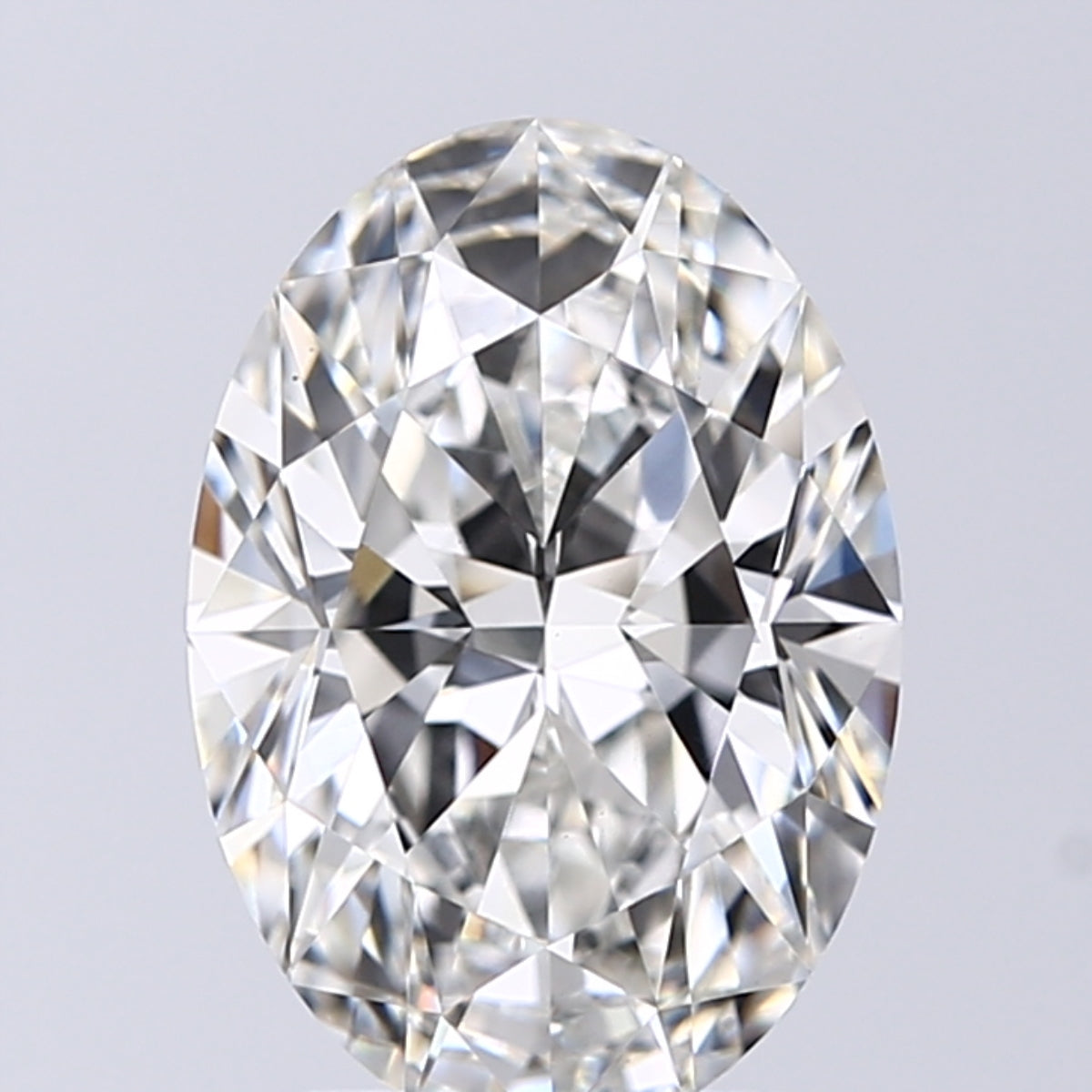 Lab-Grown 2.10 Carat Oval Shape Diamond color G Clarity VS1 With GIA Certificate, precious stones, engagement diamonds
