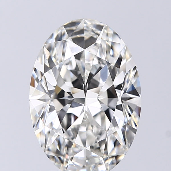 Lab-Grown 2.10 Carat Oval Shape Diamond color G Clarity VS1 With GIA Certificate, precious stones, engagement diamonds