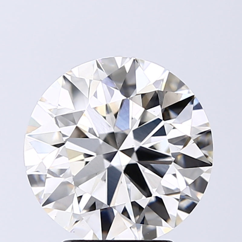 Lab-Grown 3.18 Carat Round Brilliant Diamond color G Clarity VS1, precious stones, engagement diamonds