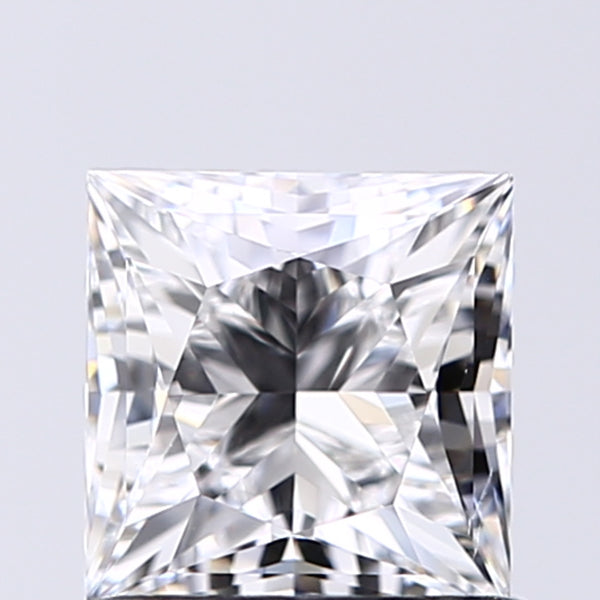 Lab-Grown 1.01 Carat Princess Cut Diamond color E Clarity SI1 With GIA Certificate, precious stones, engagement diamonds