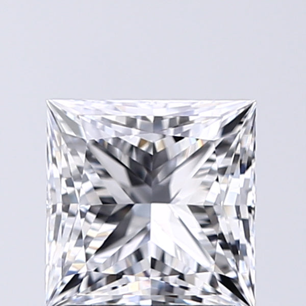 Lab-Grown 1.35 Carat Princess Cut Diamond color E Clarity VVS1 With GIA Certificate, precious stones, engagement diamonds