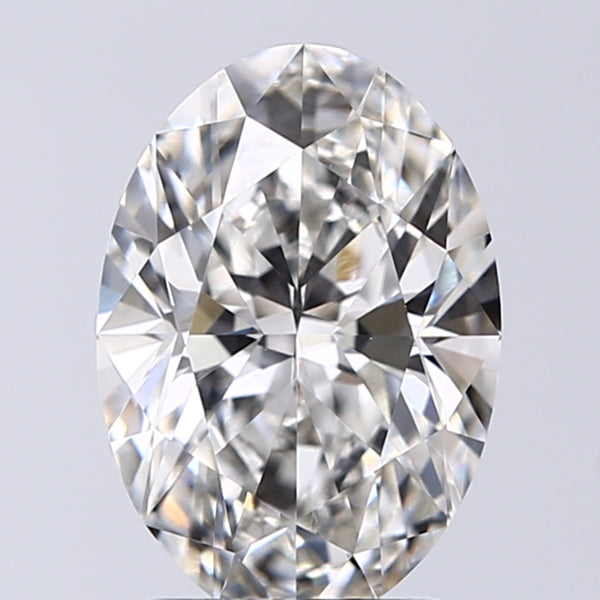 Lab-Grown 2.05 Carat Oval Shape Diamond color G Clarity VVS2 With GIA Certificate, precious stones, engagement diamonds