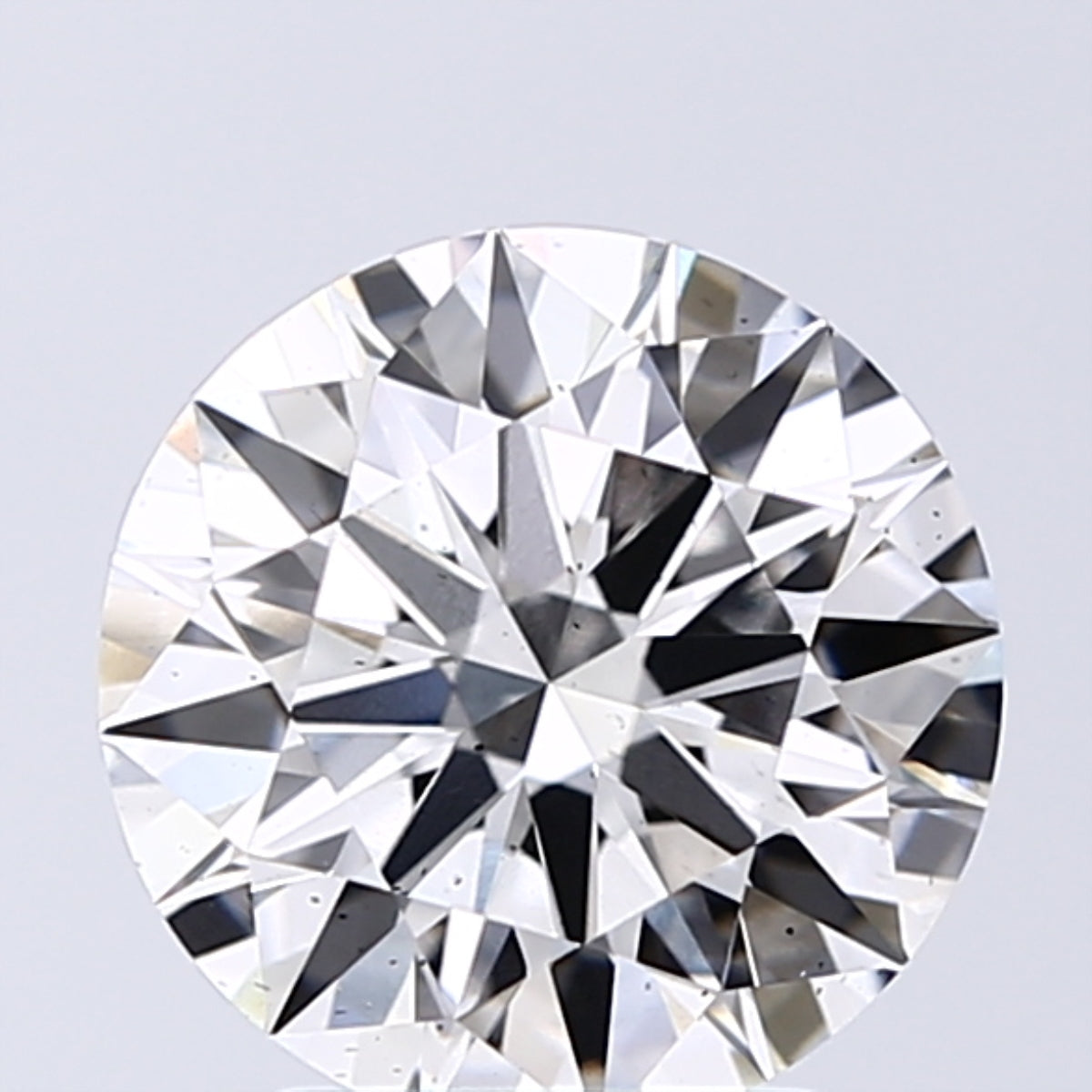 Lab-Grown 2.35 Carat Round Brilliant Diamond color G Clarity SI1, precious stones, engagement diamonds