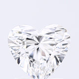 Lab-Grown 1.01 Carat Heart Shape Diamond color D Clarity VVS2 With GIA Certificate, precious stones, engagement diamonds