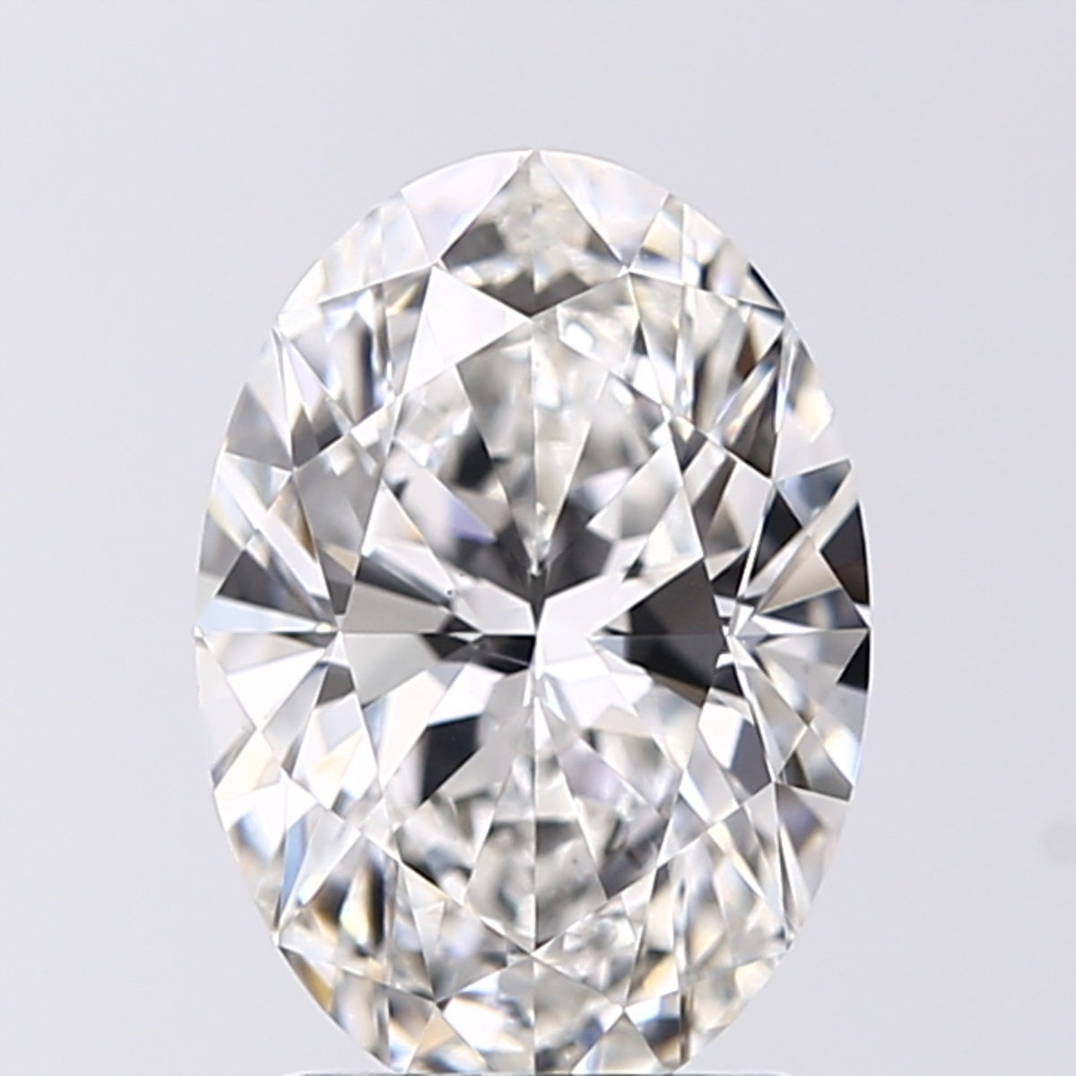 Lab-Grown 2.01 Carat Oval Shape Diamond color F Clarity VS1 With GIA Certificate, precious stones, engagement diamonds