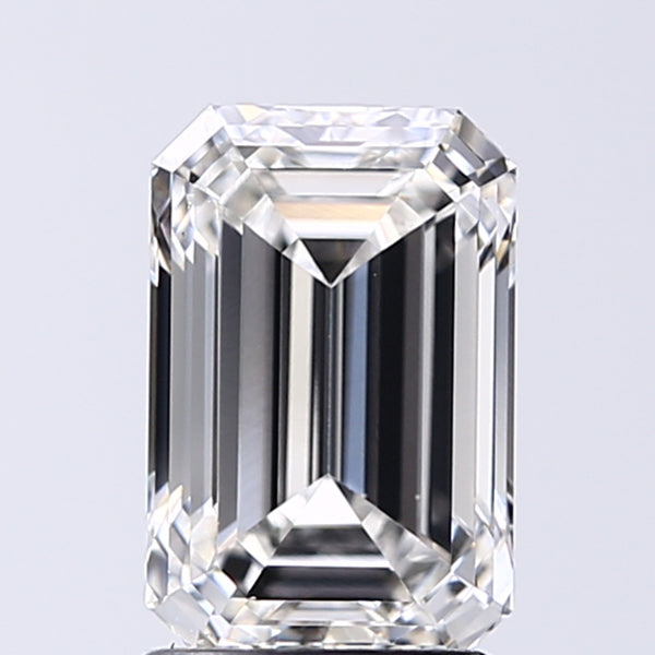 Lab-Grown 2.01 Carat Emerald Cut Diamond color G Clarity VS1, precious stones, engagement diamonds