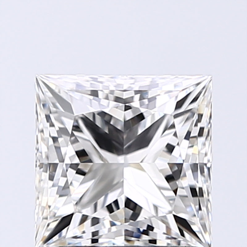 Lab-Grown 1.56 Carat Princess Cut Diamond color G Clarity VS1, precious stones, engagement diamonds