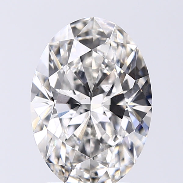 Lab-Grown 2.02 Carat Oval Shape Diamond color G Clarity VS2 With GIA Certificate, precious stones, engagement diamonds