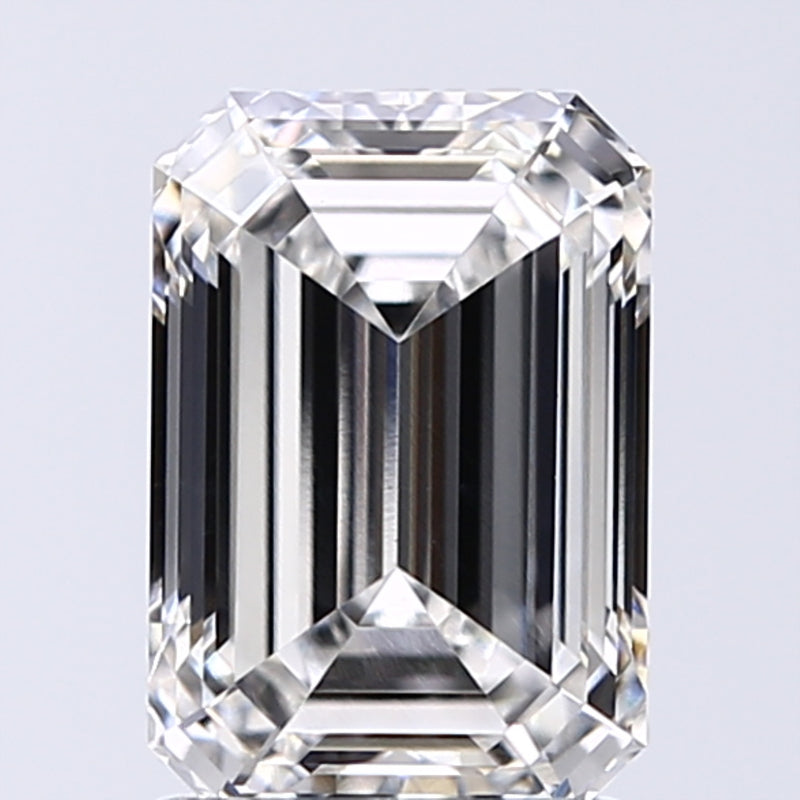 Lab-Grown 1.73 Carat Emerald Cut Diamond color G Clarity VVS2 With GIA Certificate, precious stones, engagement diamonds