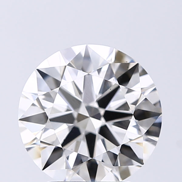 Lab-Grown 2.71 Carat Round Brilliant Diamond color G Clarity VS2, precious stones, engagement diamonds