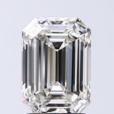 Lab-Grown 2.01 Carat Emerald Cut Diamond color G Clarity VVS2, precious stones, engagement diamonds