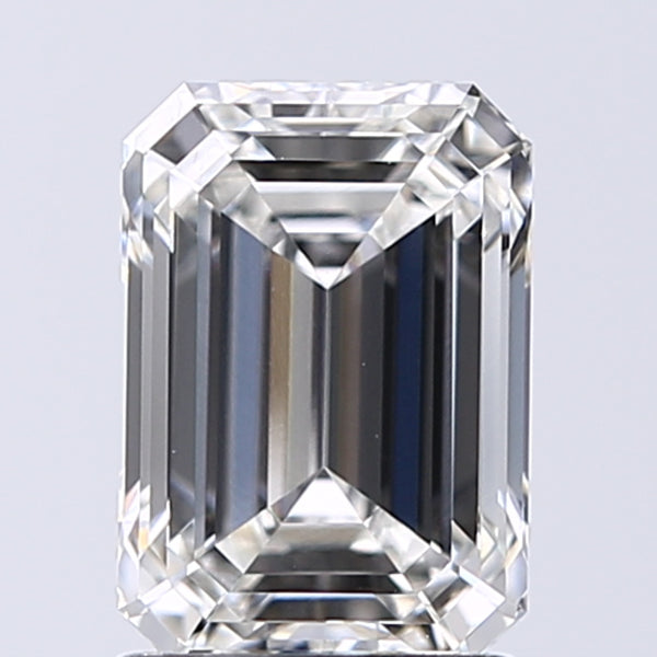 Lab-Grown 1.58 Carat Emerald Cut Diamond color G Clarity VVS2, precious stones, engagement diamonds