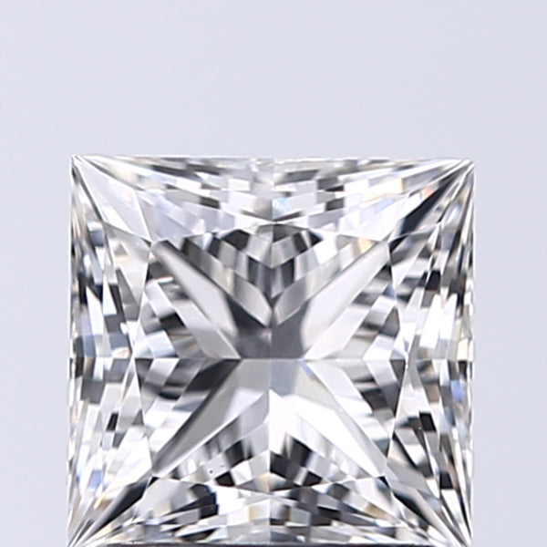 Lab-Grown 1.51 Carat Princess Cut Diamond color G Clarity VS1, precious stones, engagement diamonds