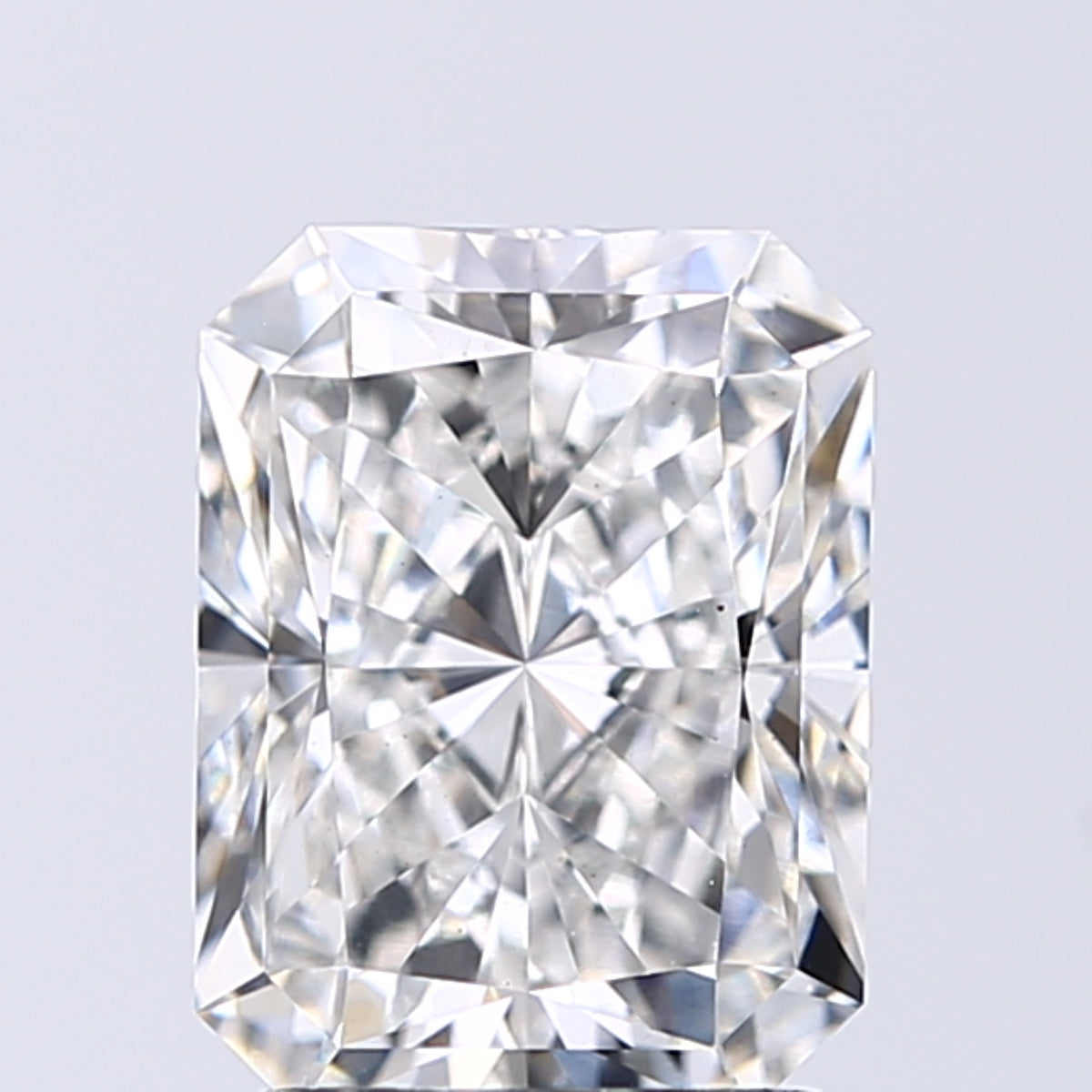 Lab-Grown 2.01 Carat Radiant Cut Diamond color F Clarity VS1, precious stones, engagement diamonds