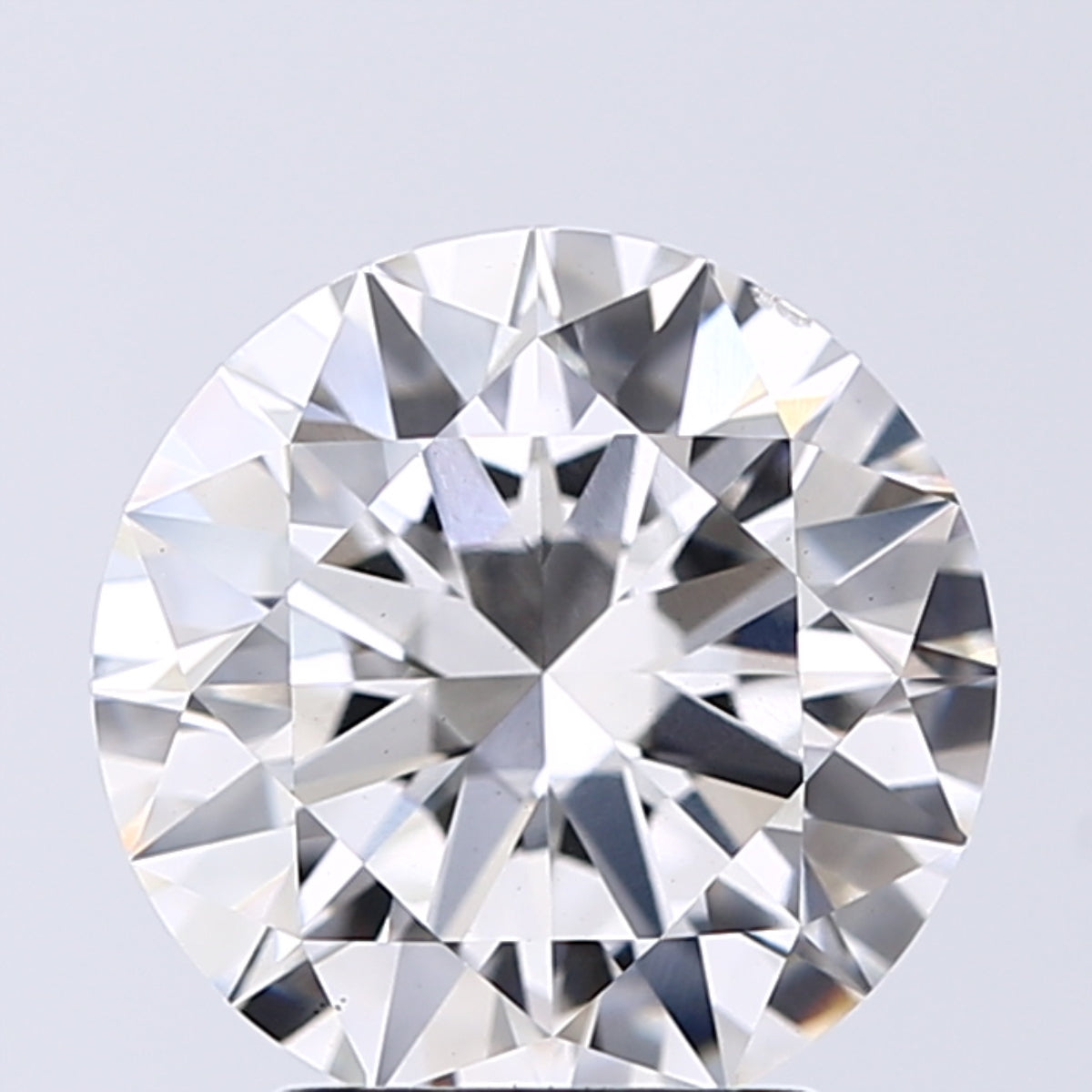 Lab-Grown 2.52 Carat Round Brilliant Diamond color F Clarity SI1 With GIA Certificate, precious stones, engagement diamonds