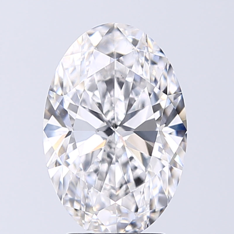 Lab-Grown 3.01 Carat Oval Shape Diamond color E Clarity VS1 With GIA Certificate, precious stones, engagement diamonds