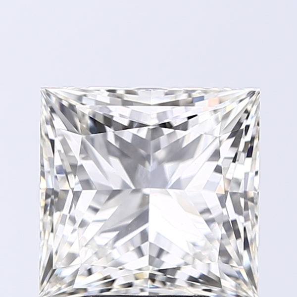 Lab-Grown 4.02 Carat Princess Cut Diamond color H Clarity VS1, precious stones, engagement diamonds